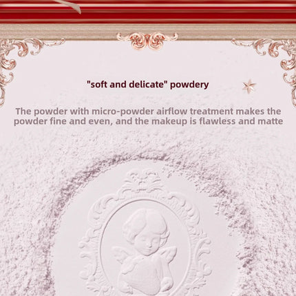 Flower knows Strawberry Cupid series Pressed Powder Matte Soft Focus Oil Control Holding Powder
