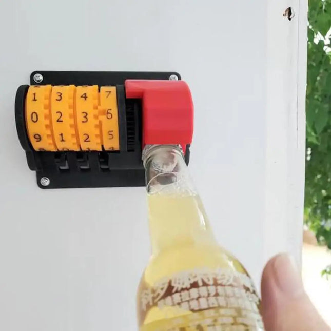 Beer Counter Bottle Opener Automatic Counting Beer Opener Tools Beer Soda Drink Cap Opener Wall-Mounted Opener Father Day Gift