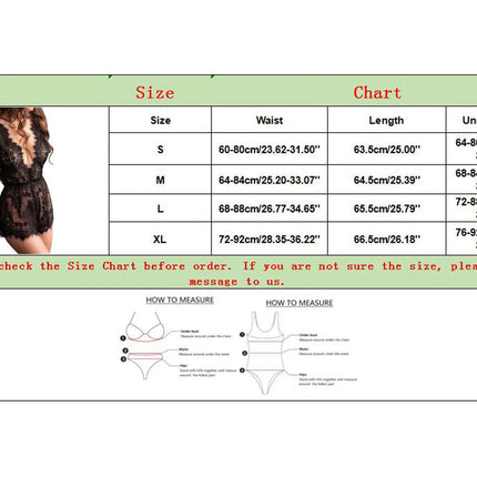 Black Nightgown For Women Deep V-Neck Hollow Out Eyelash Lace Sexy Lingerie Sleepwear Women's Backless See-Through Nightdress