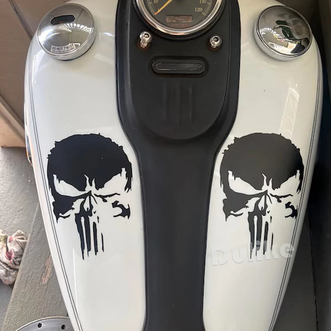 Punisher Skull Vinyl Decal Car Bumper Windshield Window Sticker Cool Sticker For SUV Trucks, Motorcycle, Laptops Decoration