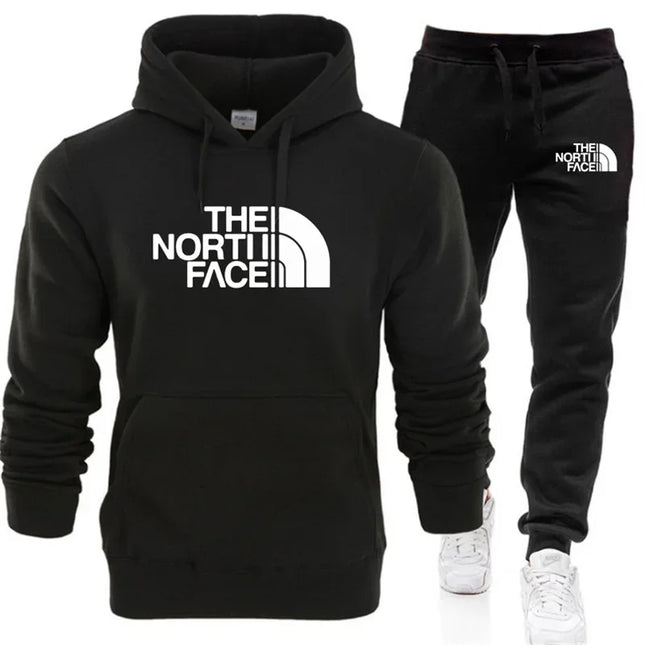 2025 Autumn/Winter New Printed Men's and Women's Fashion Casual Sports Suit Outdoor Fitness Jogging Hooded S Luxury Hooded Sport