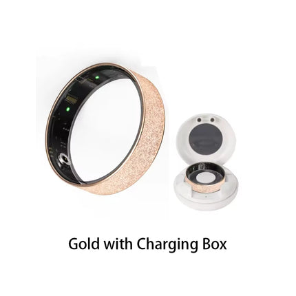 Simple Smart Ring Heart Rate Blood Oxygen Sleep Health Monitor Sport Ring IP68 Waterproof Pedometer Remote Gesture Control Photo