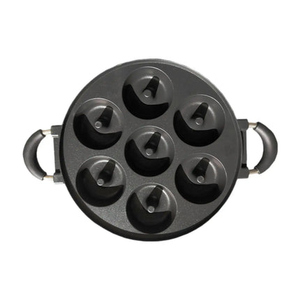 Donut Maker Pan Multipurpose Anti Scald Homemade Stovetop Baking Pan Donut Baking Pan for Snack Household Donut Party Tea Party