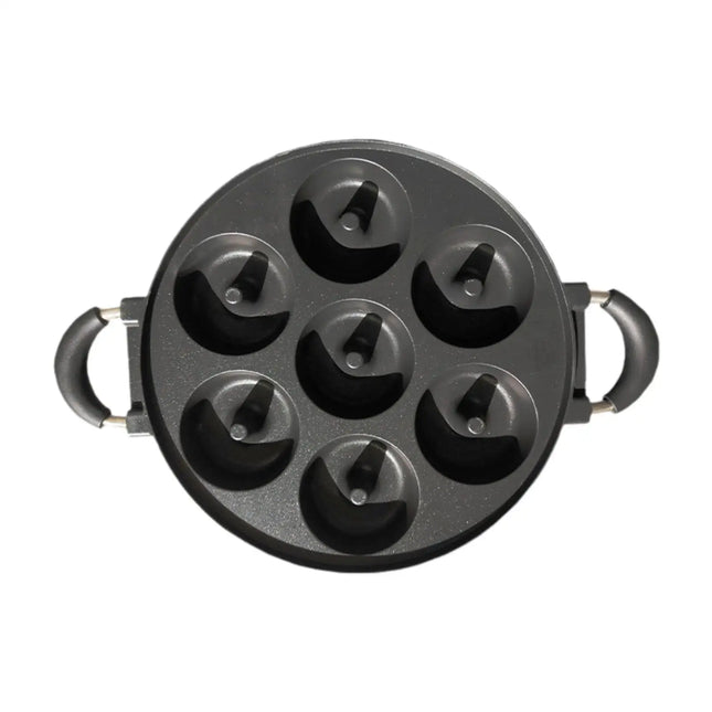 Donut Maker Pan Multipurpose Anti Scald Homemade Stovetop Baking Pan Donut Baking Pan for Snack Household Donut Party Tea Party