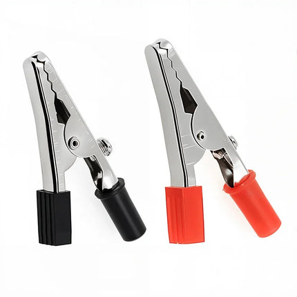 10 Pieces Metal Alligator Clips Test Clips, Electronic Product Test Clips with Screws and Solder Ports, Electrician Wire Clips
