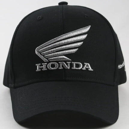 Honda Racing Baseball Caps Embroidery Sunscreen Hat Snapback Hats Adjustable Outdoor Sports Caps Hip Hop Hats for Men Women