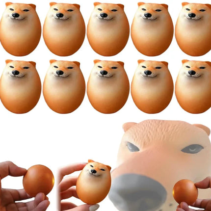 Dog Squishy Egg Toys !   Shibako Egg Shiba Inu Egg Slow Rising Squishy - Dog Egg Toy Stress Relief - Dog Eggs Decompression Toy