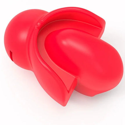 Silicone Drool Ball - Gag Sex Toy for Fixing Tongue and Blocking Mouth