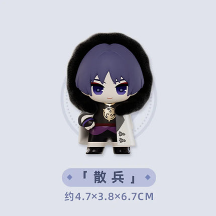 New Genuine Stock Genshin Impact Fatui Harbinger Series Trendy Blind Box Toys Q Version Model Decoration Birthday Surprise Gifts