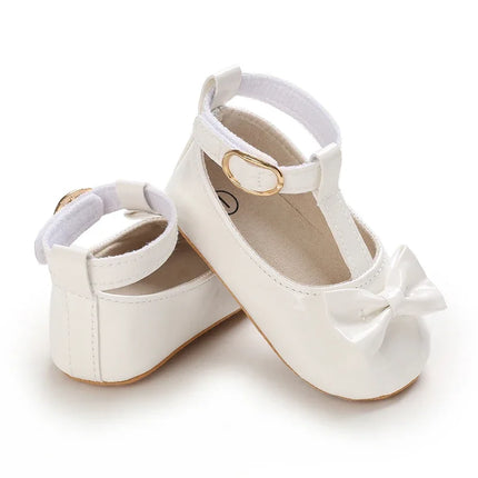 Cute White Lace Baby Girl Princess shoes  Baby Moccasins Moccs Shoes Bow Fringe Rubber Soled Non-slip Footwear Crib Shoes