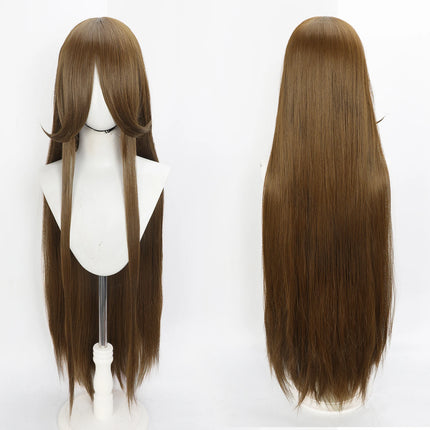 Long Straight Cosplay Wig 100CM Multiple Colors Pink Blonde Black Anime Costume Wig Universal Synthetic Cos Wig Daily Party Wig