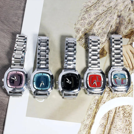 Fashion Digital Display Dynamic Watch Vintage y2k Waterproof Quartz Wristwatch for men Square Shape Cool watches reloj hombre