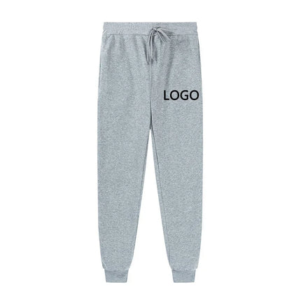 Customized Sports Pants Men's Fashion Personalized Printing Exercise Jogging Trousers Women's Casual Drawstring Pocket Sports Pa