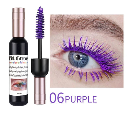 4D Silk Fiber Eyelash Mascara Waterproof Fast Dry Eyelashes Curls Extension Makeup Eyelashes Waterproof Blue Ink Eye Makeup