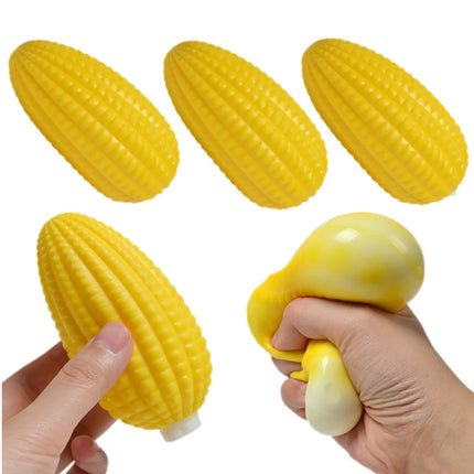 Cute Soft Simulation Corn Anti Stress Squishy Fidget Toys Venting Balls Slow Rebound Decompression Squeeze Toy For Adults Kids