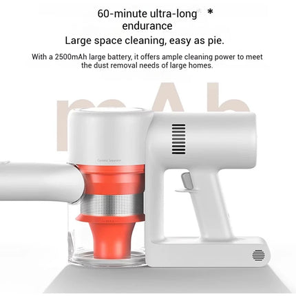XIAOMI MIJIA Wireless Vacuum Cleaners 2 Dust Display Edition,24kPa Suction,Maximum battery life 60 min,Cordless handheld Vacuum
