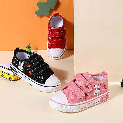 New Fashio Kid Shoe Boy Sneaker Shoe Spring Autumn Children Cartoon Canvas Sports Shoes Boys Girls Baby Board Shoes with Leisure