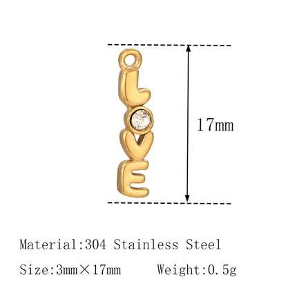 3Pcs Lipstick/Martini Wineglass/Ballet Girl Charm Fashion Stainless Steel Pendant DIY Exquisite Necklace Bracelet Jewelry Making