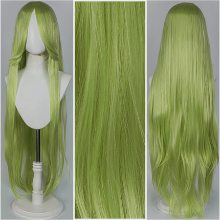 Long Straight Cosplay Wig 100CM Multiple Colors Pink Blonde Black Anime Costume Wig Universal Synthetic Cos Wig Daily Party Wig