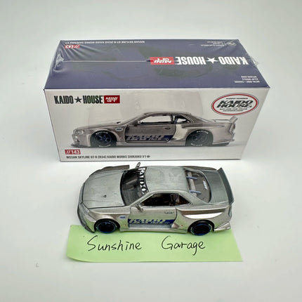NEW **CHASE** Kaido House 1:64 MINIGT Skyline GTR R34 510 Wagon R33 NSX Diorama Car Model Collection Hidden Items