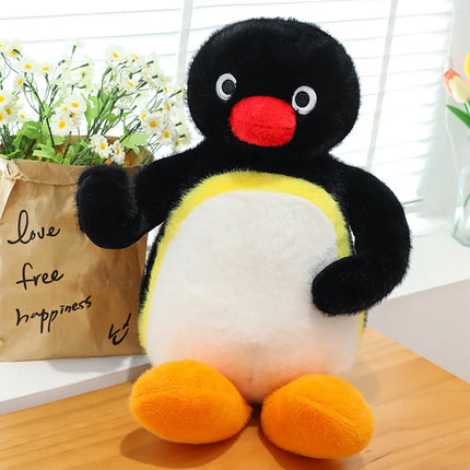 45/60/85cm Penguin movable joints Plush Toy Pingu Kawaii Penguin Stuffed Doll Cartoon Animal Cute Home Decor Kid Birthday Gift
