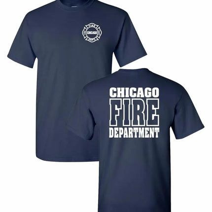Chicago Fire Department 2 Sided T shirt
