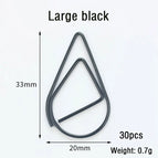 Large black 30pcs