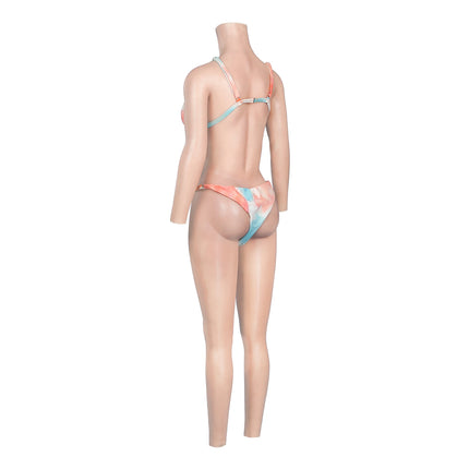 KUMIHO C Cup Full Silicon Bodysuit Silicone Bodysuit Crossdresser Breast Form Transgender Cosplay Artificial Vagina for Men