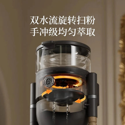Home Electric Drip Coffee Makers Automatic Coffee Machine Espresso Machine Tea Dripper with Glass Pot