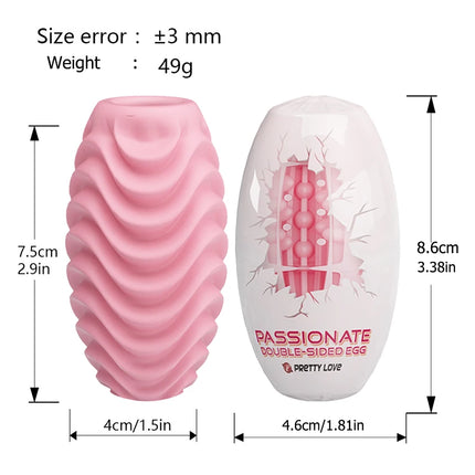 Silicone Pocket Pussy Male Masturbator Cup Sex Toy for Men Blowjob Sex Egg Masturbation Usable Solo Play Toys For Adults 18