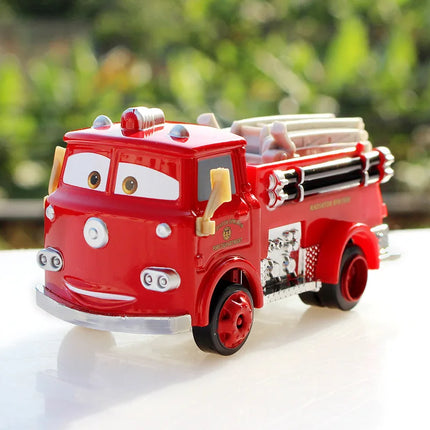 Disney Pixar Toy Car 2/3 Lightning  Mcqueen Fritter Miss Frank Collection 1:55 Die Cast Metal Alloy Model Kid Boy Birthday Gifts