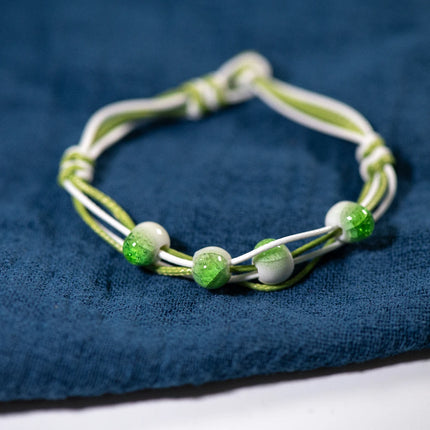 Love stone women's ceramic bracelet Female hand-woven couple small wholesale jewelry #5347