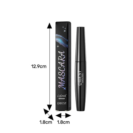 5 Colors Sparkling Mascara Gold Diamond Glitter Pearlescent Waterproof Fast Dry Eyelash Curl Extension Colorful Mascara Makeup