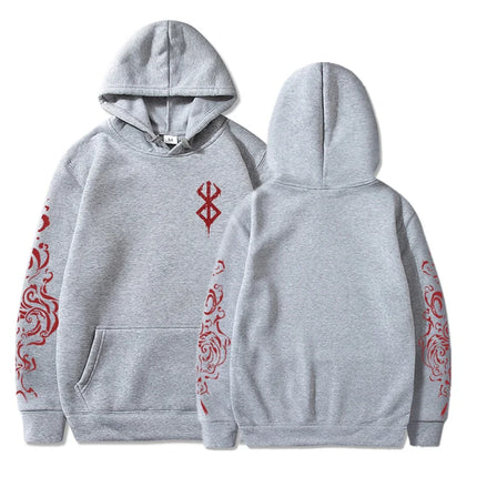 Anime Berserk Acid Hoodies Printed Men Women Fashion Long Sleeve Harajuku Goth Clothing Aesthetic Streetwear Sweater Oversized