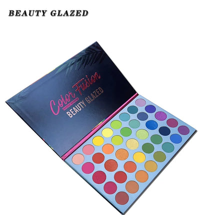 BEAUTY GLAZED 39 Color Rainbow Eyeshadow Palette Long lasting Neon Glitter Eye Shadow Pallete Eye Makeup Cosmetics