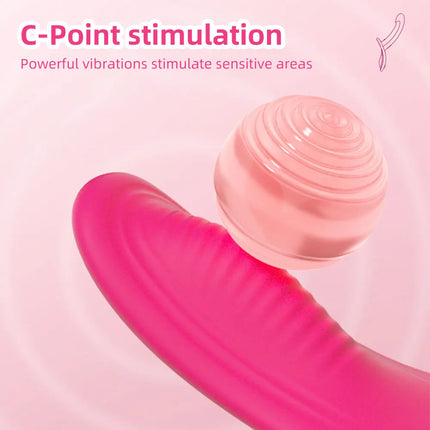 Strap-On Vibrating Dildo Adjustable Harness Vibrator with 10 Vibration Modes Wearable Harness Sex Toy for Female Couple Lesbians