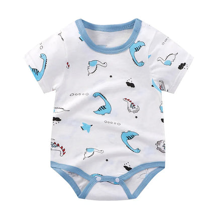 Summer Romper Baby Girls Clothes Cotton Short Sleeved Jumpsuit Newborn Baby Boy Clothes Bodysuit For Newborns