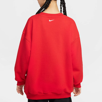 Nike genuine Horse Year Limited Edition Children's Fashion Printed Casual Loose Sweatshirt IQ3933-657