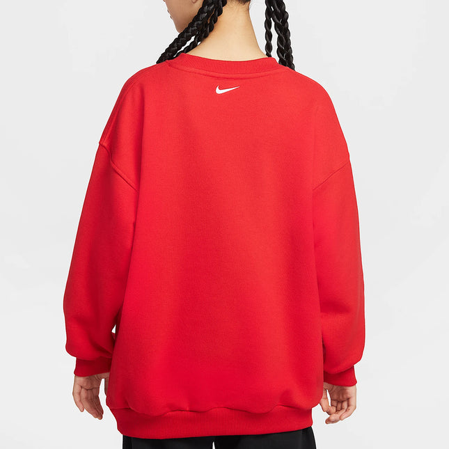 Nike genuine Horse Year Limited Edition Children's Fashion Printed Casual Loose Sweatshirt IQ3933-657