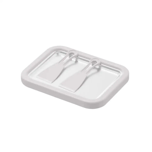 Household Small Stainless Steel Ice Stir Fry Machine - Spot Summer Yogurt Maker Children Homemade Yogurt Pudding Stir Fry Plate