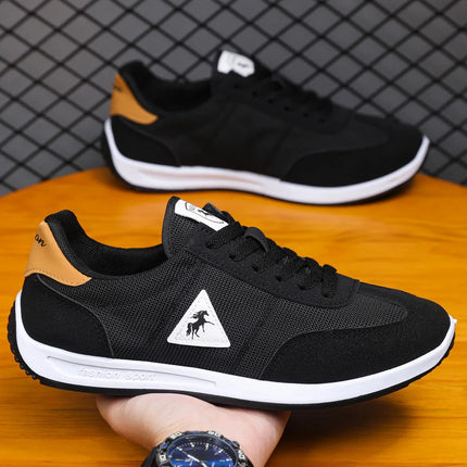 Men's Breathable Mesh Sports Shoes Lightweight Comfortable Soft Bottom Casual Shoes Versatile Footwear for All Seasons