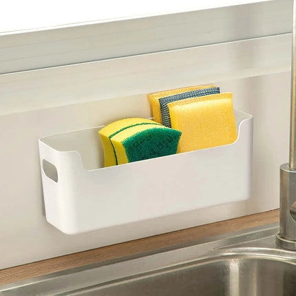 WORTHBUY Multifunctional Cabinet Plastic Storage Rack Punch-Free Wall-mounted Storage Organizer For Kitchen Storage Shelf