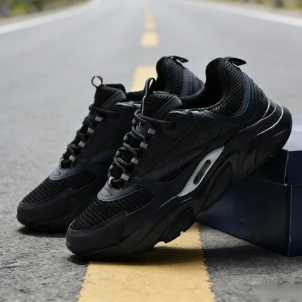 2026 Men's Casual Leather Sports Shoes B22 Cross-Laced Design High-End Feel Comfortable Breathable for Summer Season