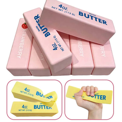 Squishy Butter Stick Squeezed Soft, Suitable for Children and Adults, Suitable for Parties, Games, Festivals, and Christmas Gift