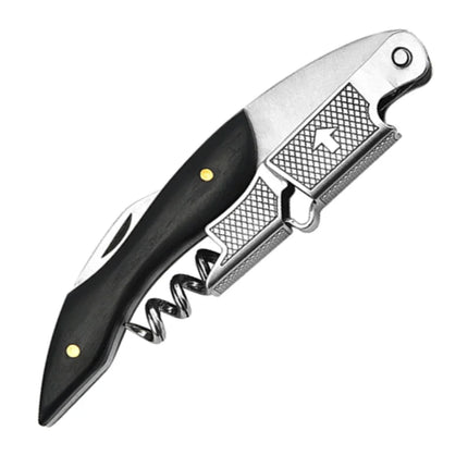 Wine Opener, Professional Waiters Corkscrew,  Bottle Opener and Foil Cutter Gift for Wine Lovers