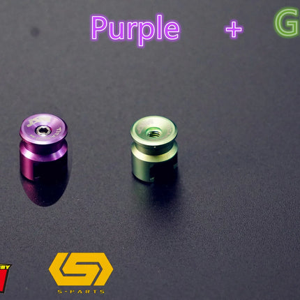 JSM Hobby TITANIUM Battery Grips with bullet plugs 4/5mm