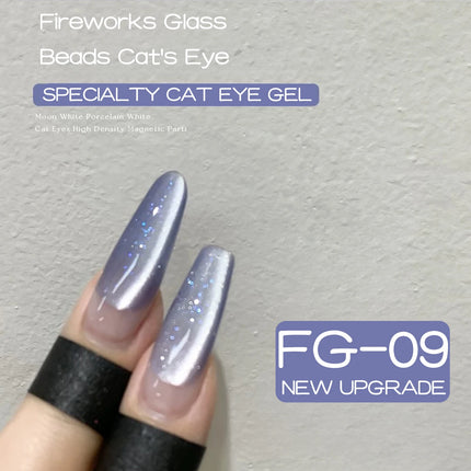 MIANEL 12ML 2026 New Tyndall Cat Eye Gel Nail Polish Flash Whitening Small Light Bulb Crystal Nail Polish Pink Nails 1-5pcs