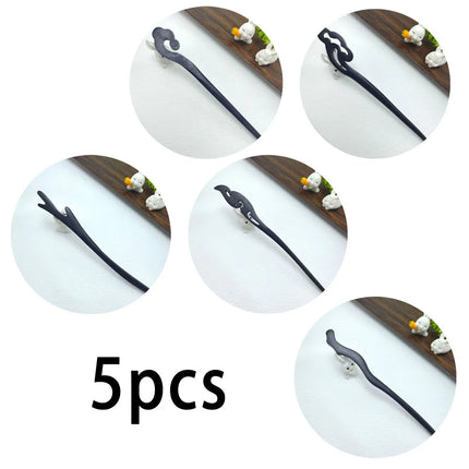 Vintage Simple Hair Accessories Chinese Style Wooden Hair Clips Antiquity Handmade Traditional Hair Fork Retro Hair Sticks 2025