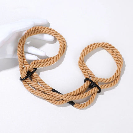 【AD】Sex Toys Tools Adjustable Erotic Slave Bdsm Bondage Restraint Rope Handcuffs Wrist Flirting Fetish Adults Games Sex Toy