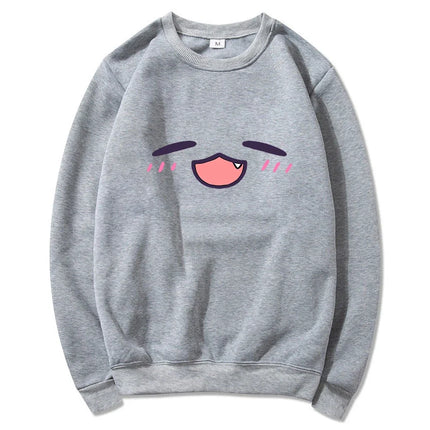 Tako Takodachi Face Hoodie Anime Hololive Hoodies Winter Women Spring/Autumn Tops Unisex Sweatshirt Vintage Harajuku Sudaderas